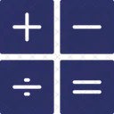 Math Symbols Calculation Calculator Keys Icon