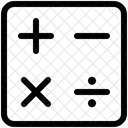 Bildung Mathematik Taschenrechner Symbol