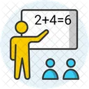 Mathe Vorlesung Mathe Unterricht Mathematik Unterricht Symbol