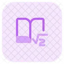 Mathebuch Offenes Buch Buch Symbol