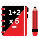 Mathe buch  Symbol