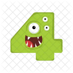 Mathematical Four Monster  Icon