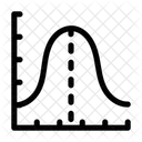 Mathematical Graph Statistics Analysis Icon