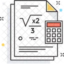 Mathematics Algebra Calculator Icon