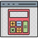 Mathematics Budget Online Calculator Icon