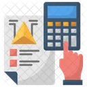 Mathematics Calculations Accounting Calculations Icon