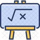 Blackboard Math Mathematics Icon