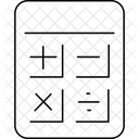 Mathematik Taschenrechner Buchhaltung Symbol