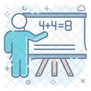 Mathe Vorlesung Mathe Training Prasenzvorlesung Symbol