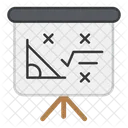 Mathematikunterricht Mathetafel Mathekurs Symbol