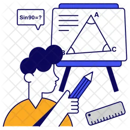 Mathe lernen  Symbol