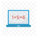 Mathematiques Calcul Ordinateur Portable Icon