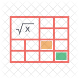 Mathematisches Blatt  Symbol