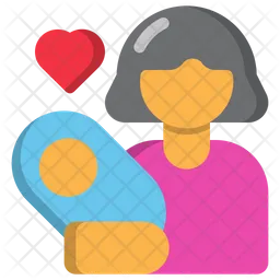 Mather love Baby  Icon