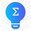 Maths Solution Light Bulb Icon