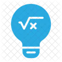 Maths Solution Light Bulb Icon