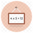 Maths Education Maths Lecture Writing Board Icon