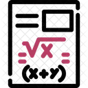 Maths Mathematics Numbers Icon