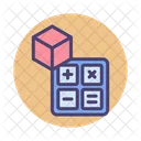 Maths Cube Education Icon