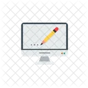 Matita Sullo Schermo Modifica Scrittura Icon