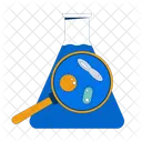 Matraz Agua Microorganismos Icono