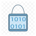 Matrix Lock Lock Security Icon