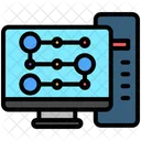 Matriz Grade Tecnologia Ícone