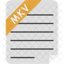 Matroska 멀티미디어 컨테이너 파일 파일 형식 아이콘