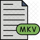 Matroska Multimedia Container File File Type Icône