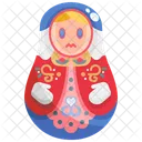 Matryoshka Doll Russian Doll Icon