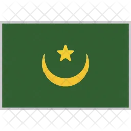 Mauretanien Flag Symbol