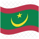 Flagge Land Mauretanien Symbol