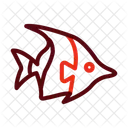 Maurisches Idol Fisch Wasser Symbol