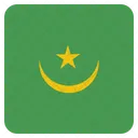 Mauritania Bandeira Ícone