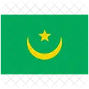 Bandeira Pais Mauritania Ícone