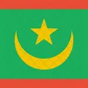 Mauritania Bandeira Mundo Ícone