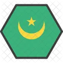 Mauritania African Country Icon