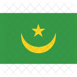 Mauritania flag  Icon