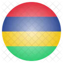 Mauritius National Country Icon