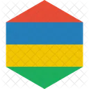 Mauritius Flag World Icon