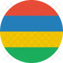 Mauritius Flagge Welt Symbol