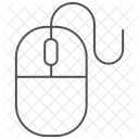 Maus Dunnes Liniensymbol Symbol