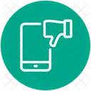 Pouce Vers Le Bas Mobile Je Naime Pas Icône