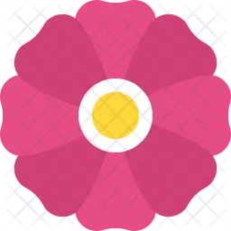 Mauve Flower  Icon