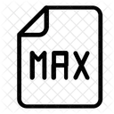 Max Datei Datei Symbol
