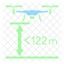 Flug Drohne Maximum Symbol