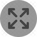 Maximaze Arrow Crossroad Icon