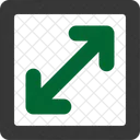 Maximinize Enlarge Arrow Icon
