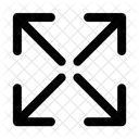 Maximiser Interface Web Icône