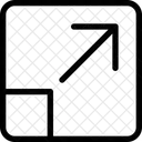 Maximizar Tela Cheia Expandir Seta Ícone